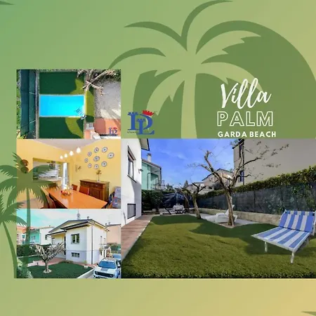 Desenzanoloft Villa Palm Garda Beach, With Garden, Barbecue And Pool Desenzano del Garda Exterior photo